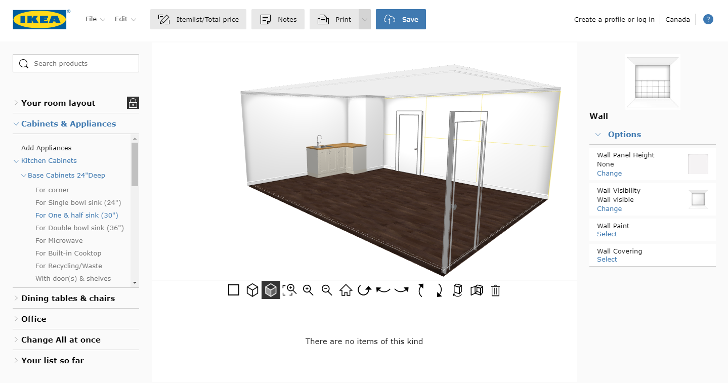 IKEA Planning Tools For Virtual Staging