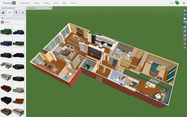 Planner 5D for Virtual Staging