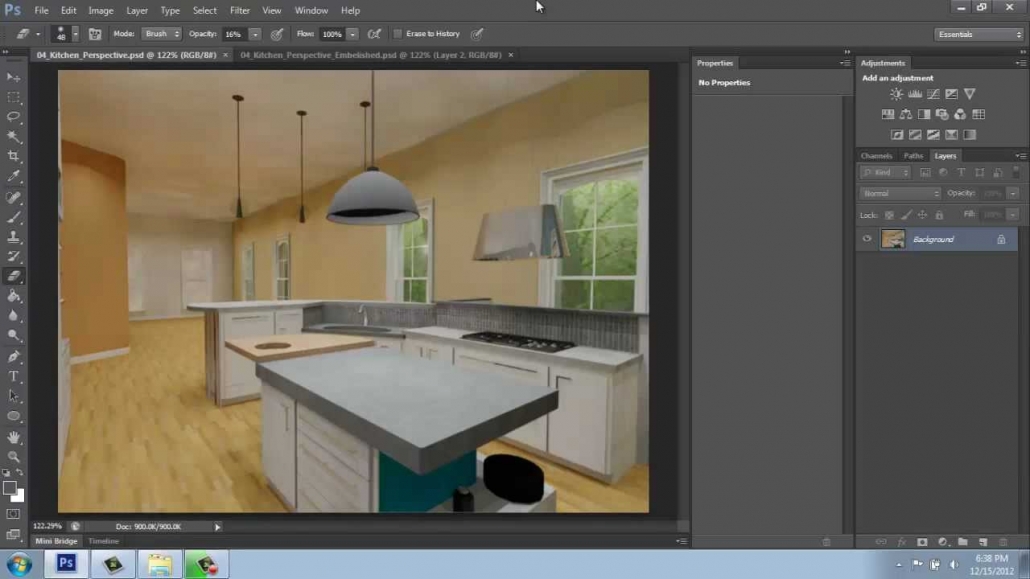 Adope Photoshop for Real Estate Virtual Staging