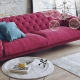 A Living Room with Pink Sofa on a 360 Virtual Tour