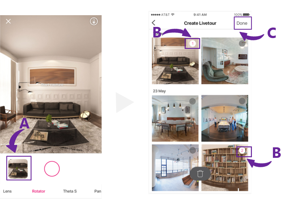 LiveTour for 360 Virtual Staging