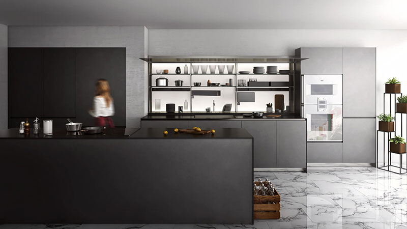 Using Dark Hues for Kitchen CG Staging