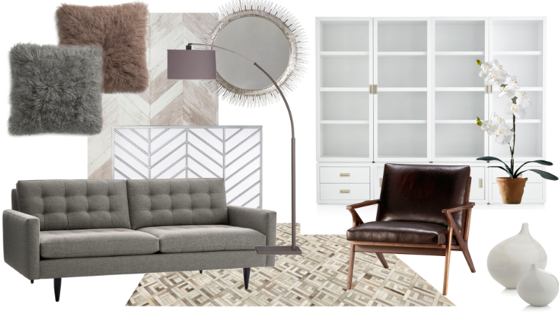 A Process of Creating a Mood Board for Virtual Interior Design